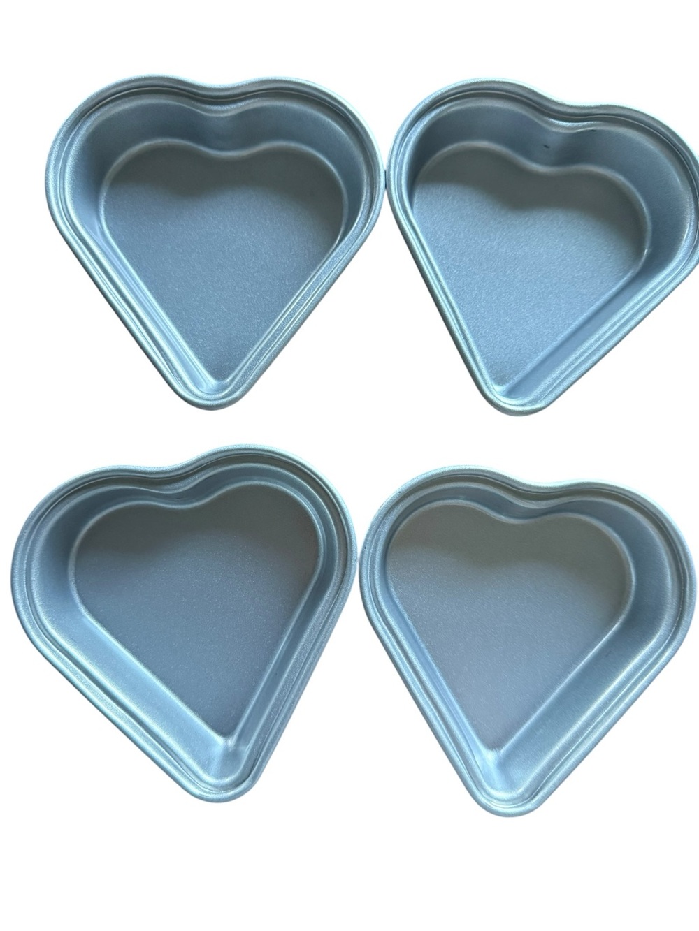 Set of 4 Mini Heart Cake Pans